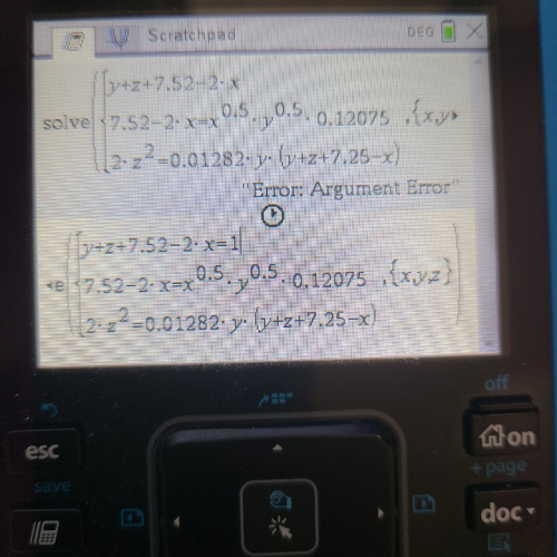 Ti snpire cx 2 cas 연립방정식 풀이