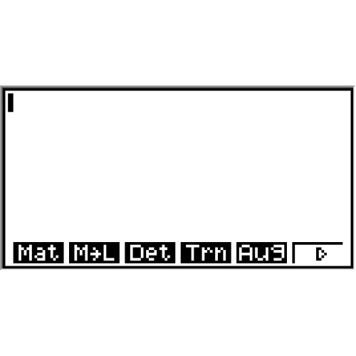 [fx-9860G] 행렬식(Determinant)의 계산