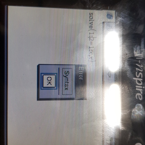 Ti 계산기 solve기능  비례식 등호