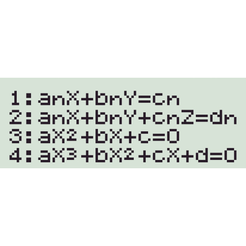 [fx-570] EQN, 방정식 계산 모드 (2차, 3차 방정식)