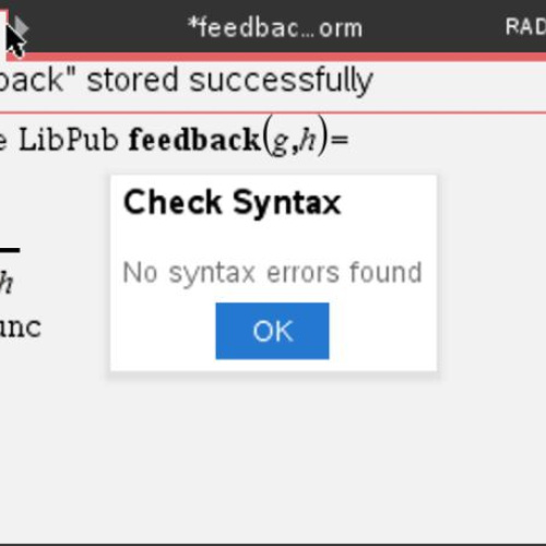 ti nspire cx2 cas 함수 저장 기능 질문드립니다.