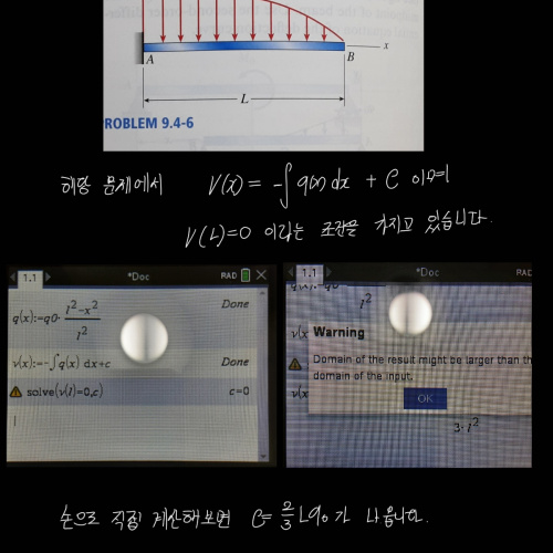 [Ti nspire] 문자를 대입시 결과값이 재대로 출력되지 않습니다