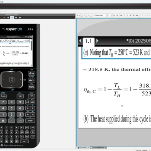 TI nspire cx cas 소프트웨어로 이미지 삽입할 때의 이미지 크기 문의