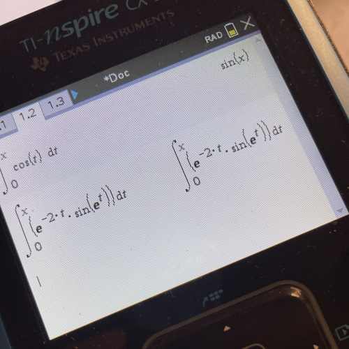 ti tnpire cas cx2 계산기로 부분적분 하는 방법 알고 싶습니다.