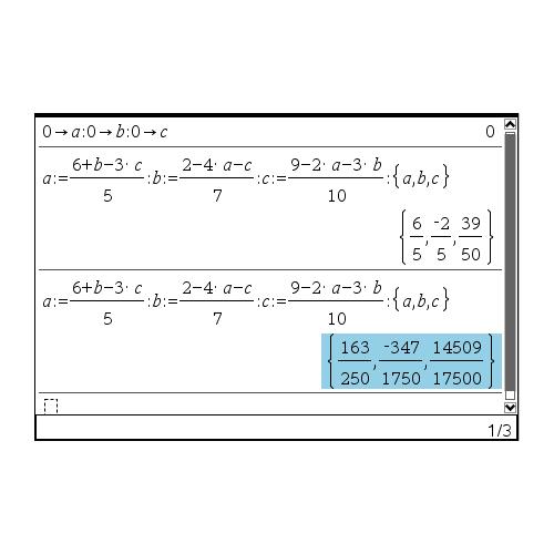 [TI-nspire] Iteration, Gauss-Seidel 가우스-자이델 반복법으로 연립방정식 풀기 (행렬X)