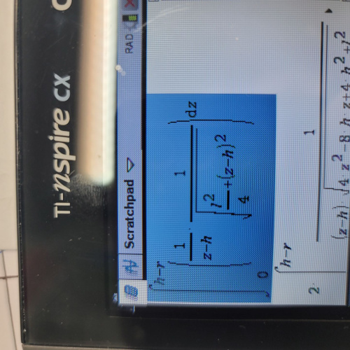 Ti nspire cas cx - 적분값이 왜 안 나오는 걸까요?
