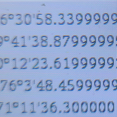 Ti nspire cx cas 2 각도 도분초 초단위소수점아래반올림표현