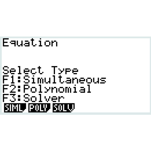 [fx-9860G] 방정식(EQUA) - 다항식에서 허근(허수근, 복소구근) 구하는 방법