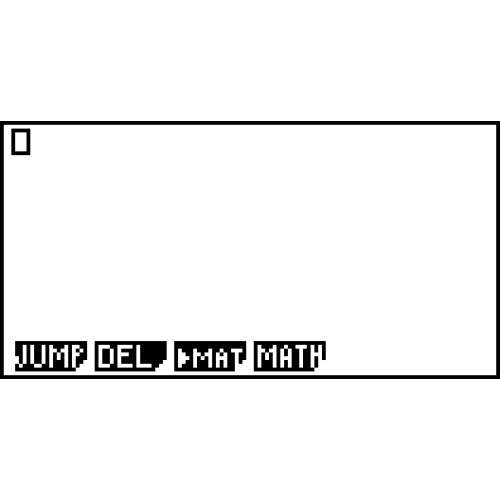 [fx-9860] 커서 모양 설명