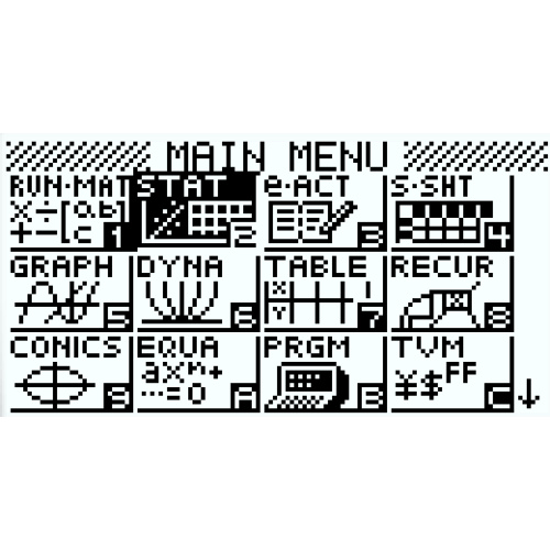 [fx-9860G] 통계 - 선형(1차) 회귀 곡선 구하기 (예제, 보간법)