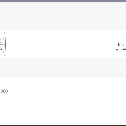 TI NSPIRE CX CAS에서 극한값 질문 다시 한번 문의 드립니다.