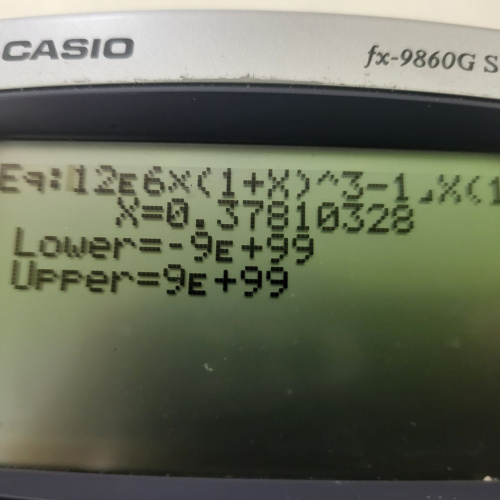 Fx 9860g solver계산오류