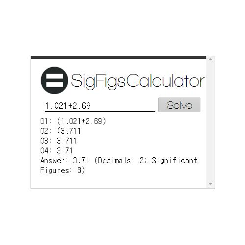 [WEB] SigFigsCalculator 유효 자릿수 계산기