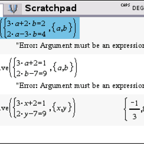 연립방정식 오류