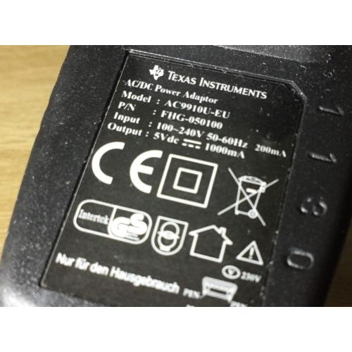 [TI-nspire] 충전기 및 USB 연결 커넥터(Type : USB mini-B)