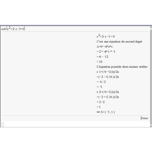 [TI-nspire] Step-By-Step, nSolver.tns 방정식 및 부등식 단계적 풀이.