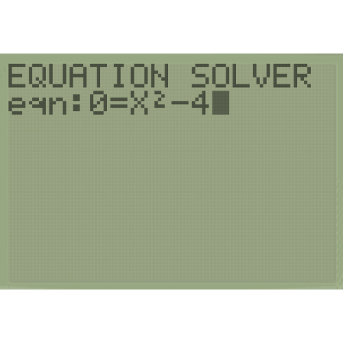 [TI-84] solve() 함수 또는 EQUATION SOLVER 이용방법