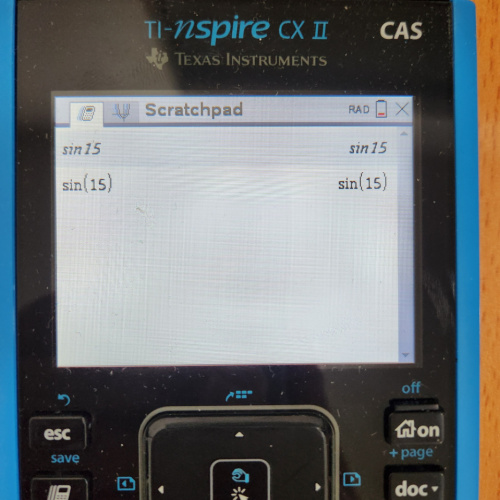 ti nspire cx II 모델 계산이 안돼어서 질문드러요 ^^