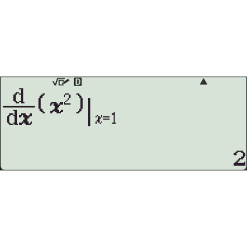 [fx-570] ES, EX 미분 기능 의 입력 및 계산, Differential Calculation