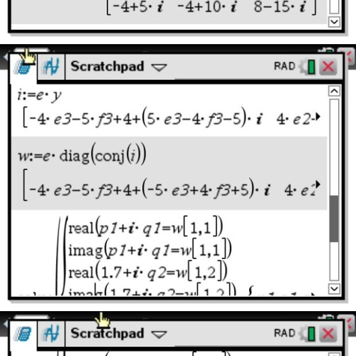 [TI-NSPIRE CX CAS] 동일한 계산식을 PC에서는 가능한데 계산기에서는 안되는 이유가 있나요?