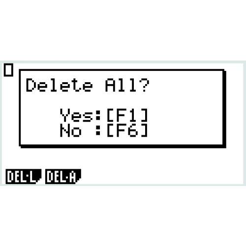 [fx-9860G] 화면 지우기 (청소하기, Clear Screen)