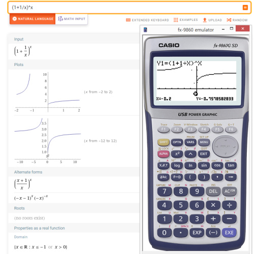 [CASIO fx-9860G] 그래프가 이상하군요.