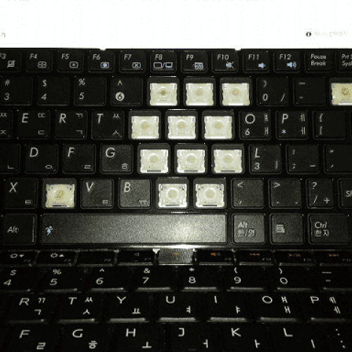 ASUS EEE PC 1000HE (넷북) 키보드 침수로 인한 고장