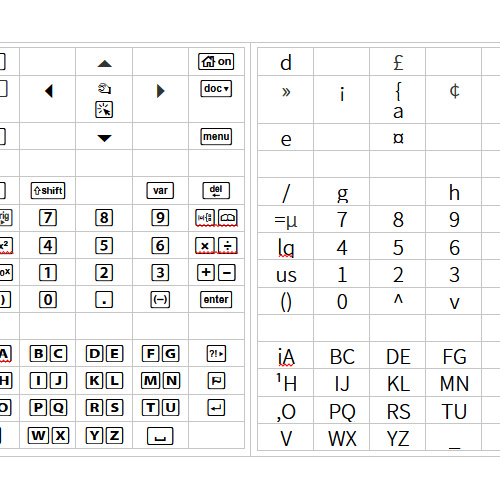 [TI-nspire] 계산기 글꼴/폰트 TTF fonts