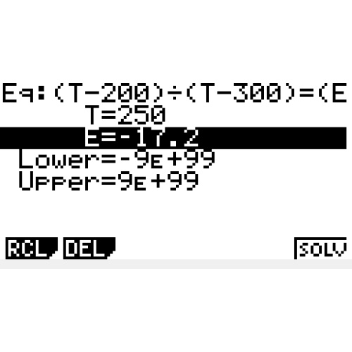 [fx-9860G] 보간법 풀이 예시 (feat. solve)
