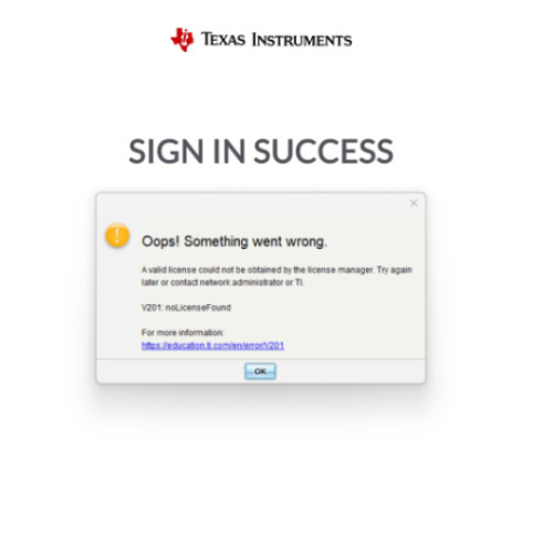 Ti cx cas software 오류 질문