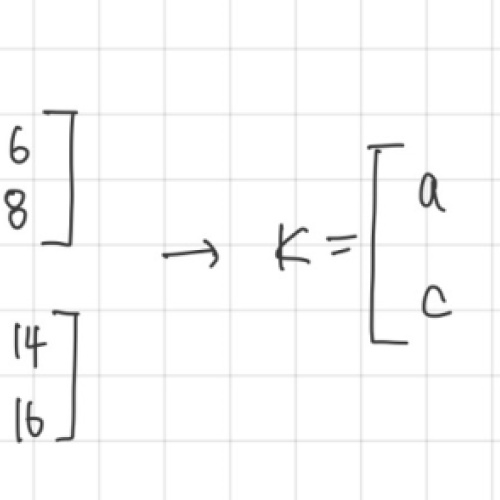 [TI-nspire] 행렬을 조합해 행렬 만들기 (행렬로 구성된 행렬)