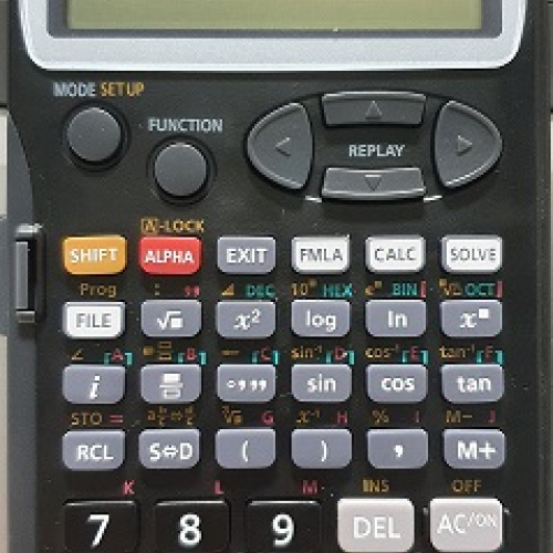 [fx-5800P] 그래프 최소, 최대값 구하는 방법 질문드립니다.