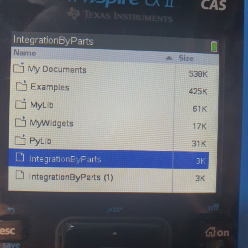 ti nspire CX II CAS  step-by-step 프로그램