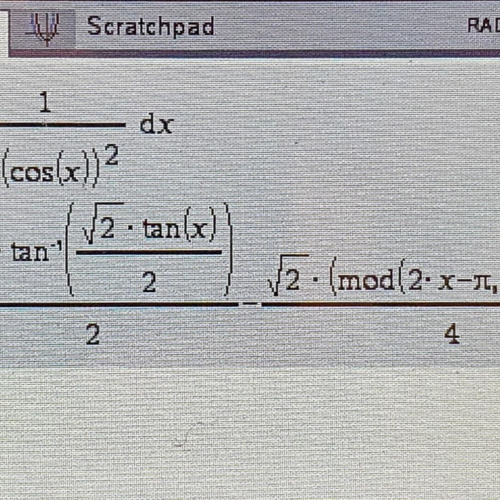 [TI-nspire cx 2] 특정 적분결과가 틀리게 출력되는 오류