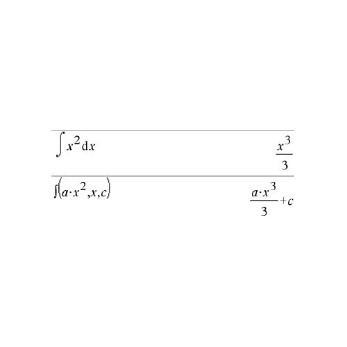 [TI-nspire cas] integral(), 적분, 정적분, 부정적분