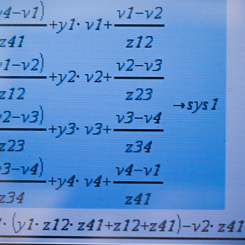 [TI NSPIRE CX CAS] 특정 문자의 인수들만 추출하는 방법은 없을까요?