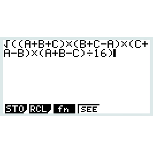 [fx-9860G] 공식 저장하기 1 - 함수 메모리 FMEM