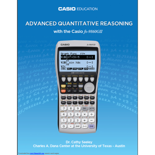 [설명서] ADVANCED QUANTITATIVE REASONING (고급 정량적 추론) with the Casio fx-9860GII
