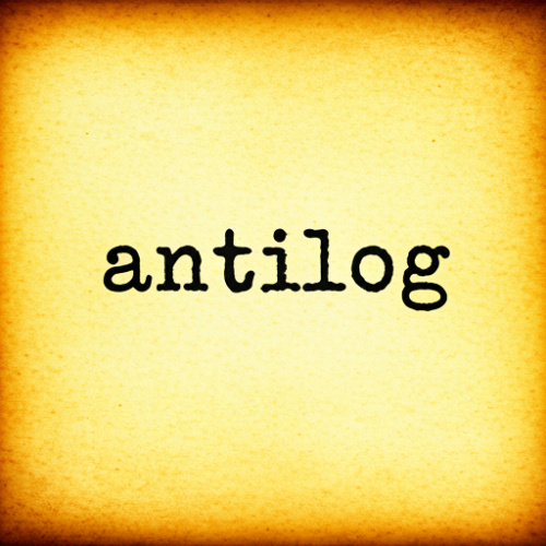 안티로그 Antilog 가 뭐지?? 첨 들어봤넹...
