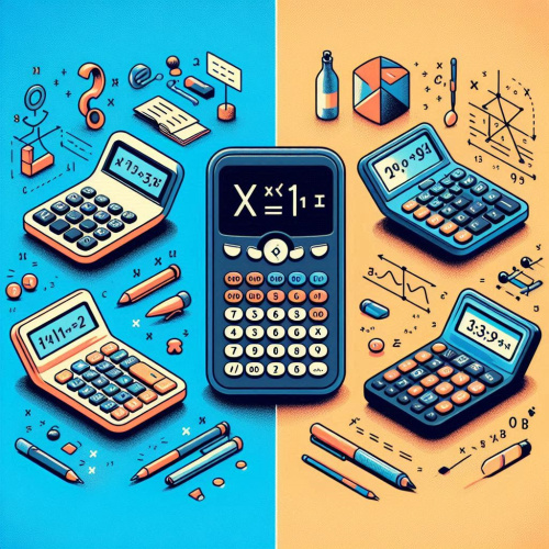 계산기 AI 이미지 만들기, DALL.E 3에서 구동