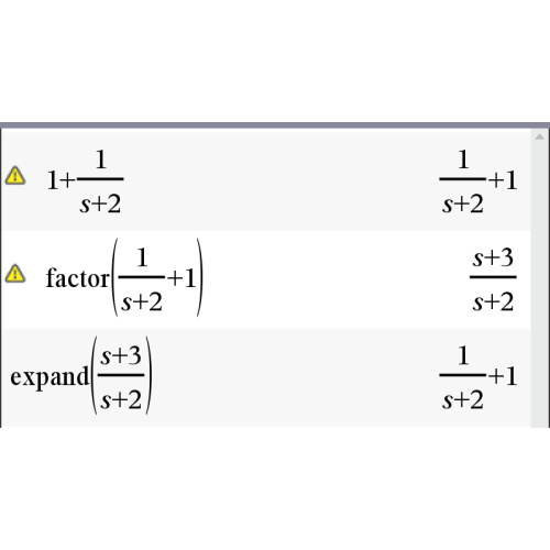 [TI-nspire] factor(), 소인수 분해 & 수식을 묶을 때